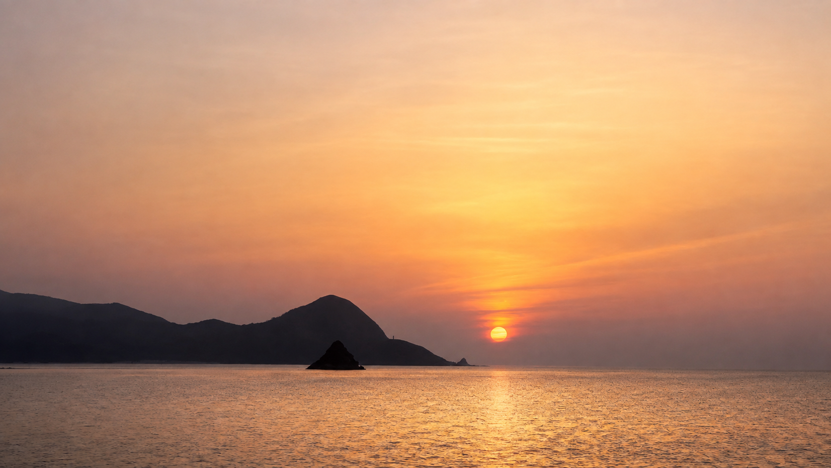 奄美大島の夕景