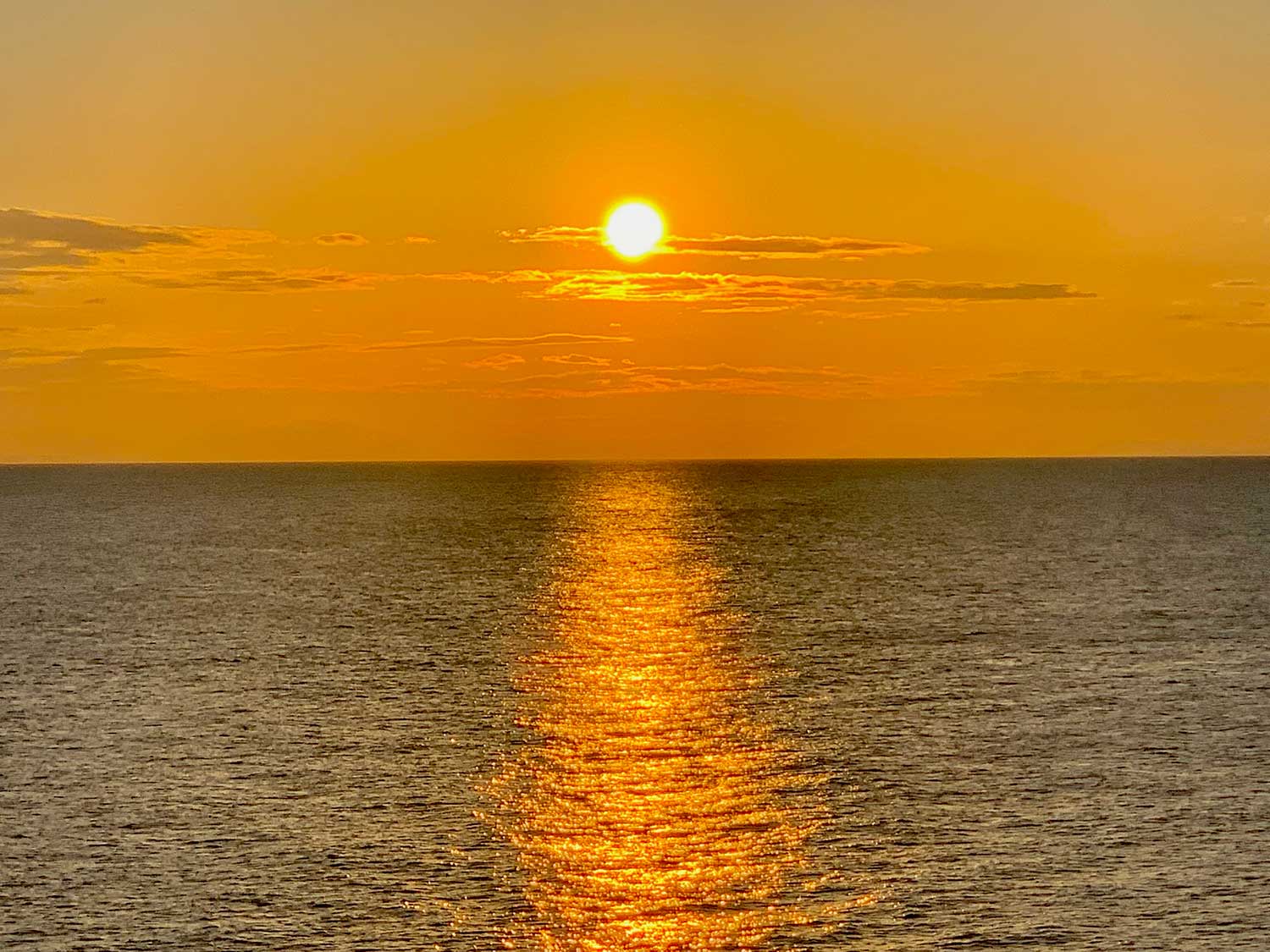 淡路島の夕景